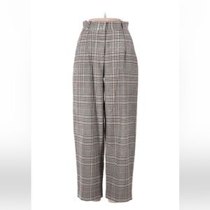 & OTHER STORIES High waisted plaid pants